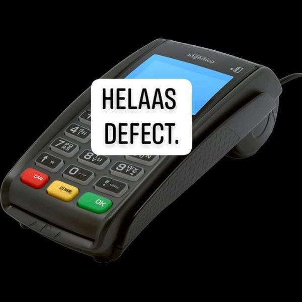 Pinautomaat Defect