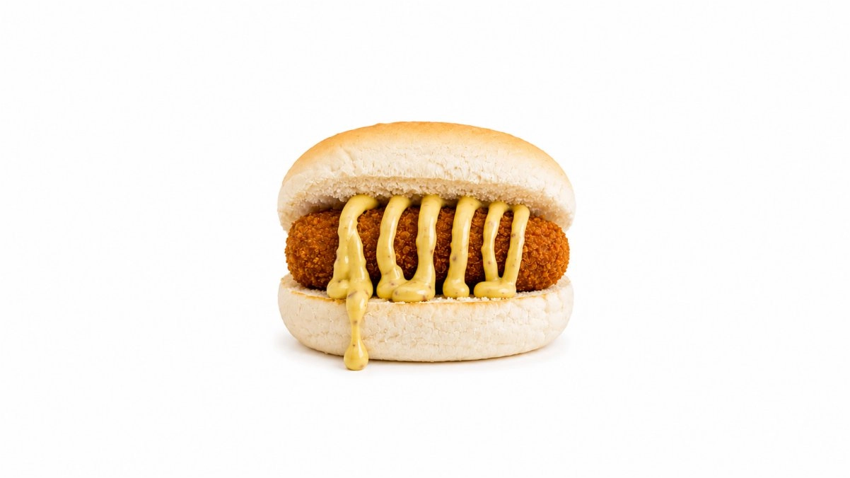 Broodje Kroket amb. met mosterd mayo