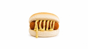 Broodje Kroket amb. met mosterd mayo